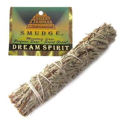 Dream Spirit Smudge by Ancient Aromas (Native Made) 5-6'' Herb Bundle