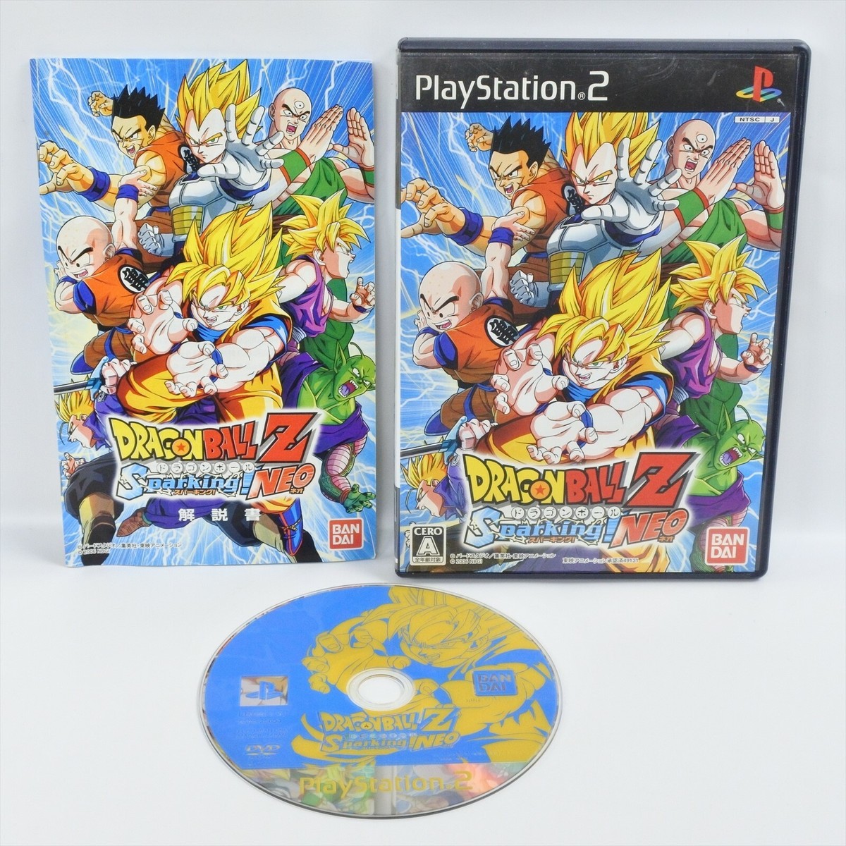 DRAGON BALL Z Sparking NEO PS2 Playstation 2 For JP System ccc p2