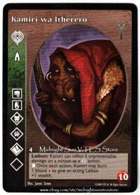 Kamiri wa Itherero Advanced Akunanse Ebony Kingdom V:TES VTES Vampire CCG