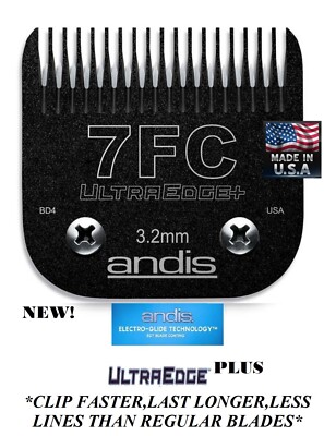 ANDIS UltraEdge EGT PLUS 7FC BLADE*Fit AGC,SMC,Oster A5 A6,Wahl KM5 ...