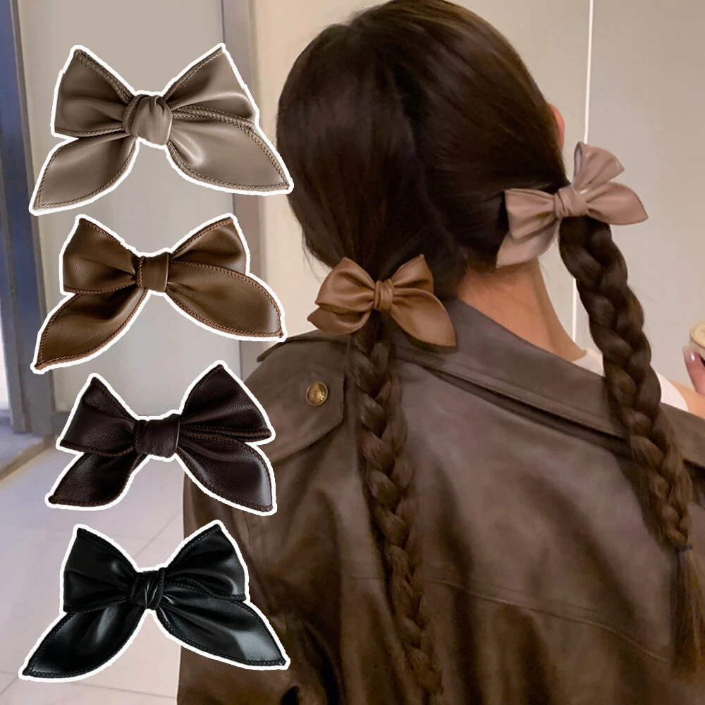 Leather sale hair accessories
