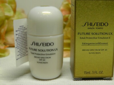 SHISEIDO FUTURE SOLUTION LX Total Protective Emulsion E Size 0.5oz/15ml*****NIB*