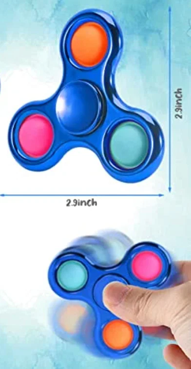 Pop Fidget Spinner Blue eBay