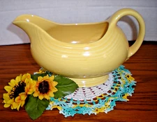 Vintage (1930-1968) Golden Yellow FIESTA GRAVY/SAUCE BOAT Fiestaware Art Pottery