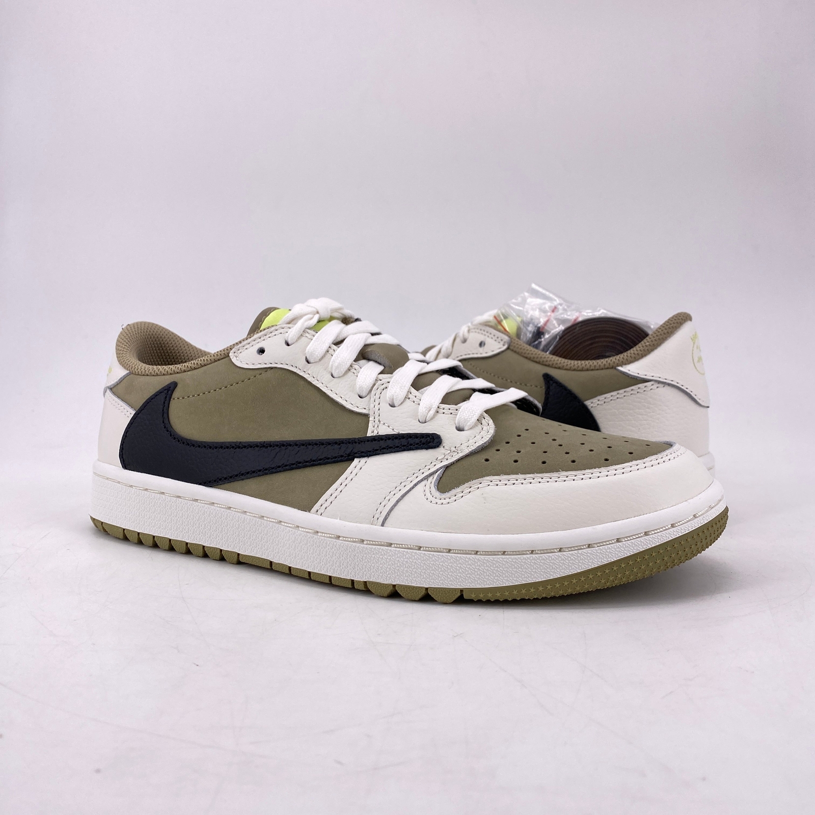 Size 8.5 - Jordan 1 Low Golf x Travis Scott Neutral Olive for sale