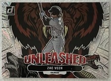 2023 Donruss Rapture Unleashed Zac Veen Colorado Rockies