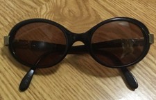 Chagall Sunglasses Gold Blue Full Plastic Frame Made in Italy G590 51 19 135