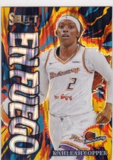 2024 Panini Select WNBA #7 Kahleah Copper SSP En Fuego Flash Prizm-MERCURY