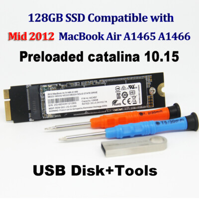 128GB SSD RE THNSNS128GMFP For Apple MacBook Air 11'' A1465 13  A1466 Mid 2012