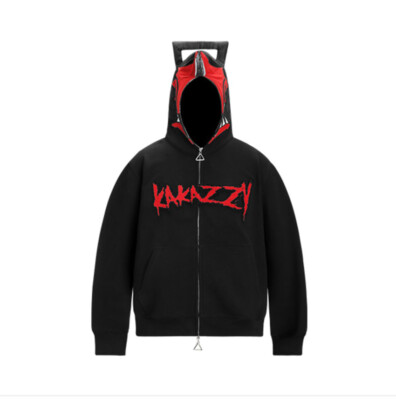 KAKAZZY Chainsaw Man Heavyweight Cotton Zip-Up Hoodie -Streetwear 