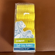 Conair Medium Self Grip Hair Rollers 5 Pack Curls  Lifts
