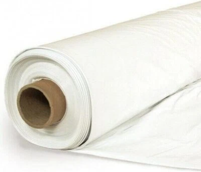 FARM PLASTIC SUPPLY 4 Year UV Resistant 6 Mil White Greenhouse Plastic Sheeting