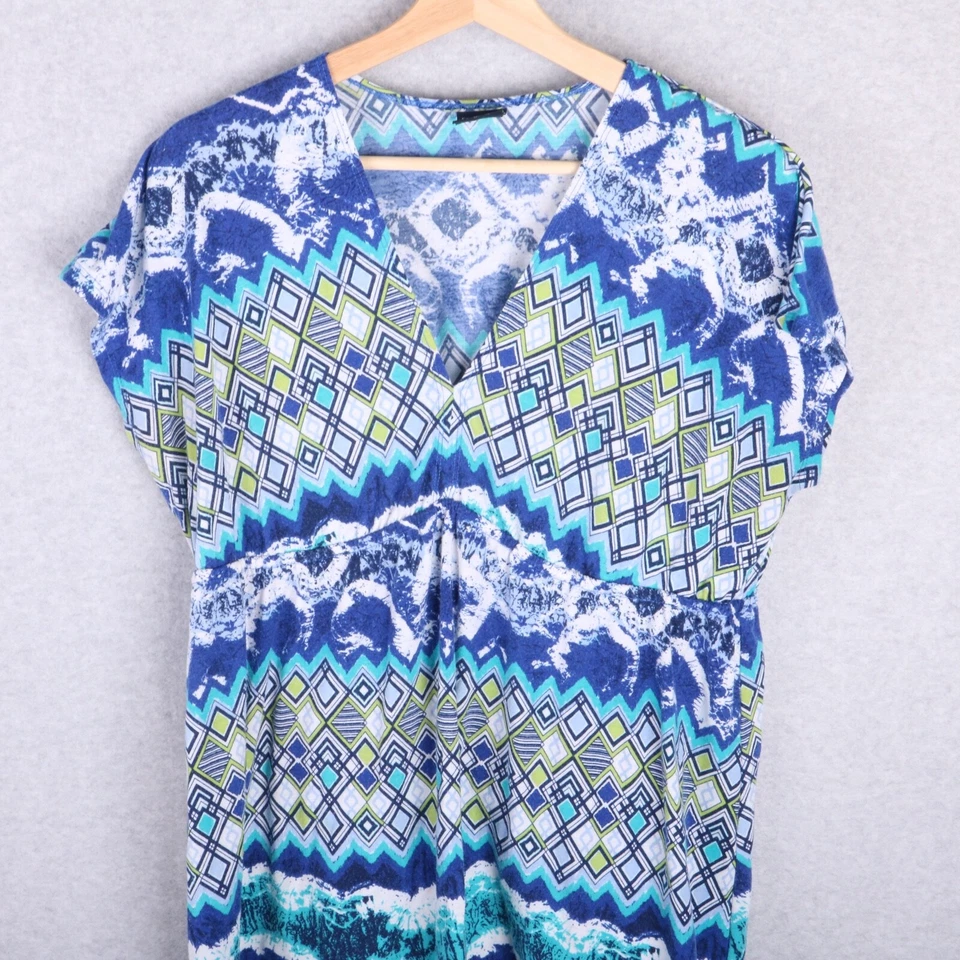 Blusa Camisa de Vestir Informal Mujer Gris Gloria Desteñida Azul Blanco Amarillo Diamante L Foto 3 de 4