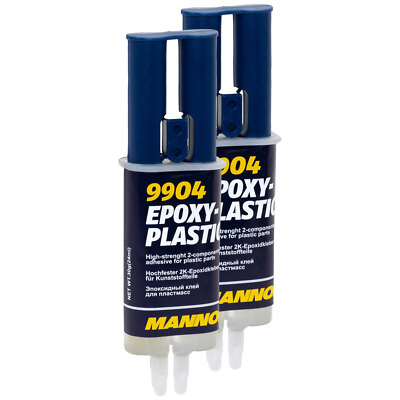 Mannol 9904 2K Epoxy-Plastik Klebstoff 2x 30g Epoxidkleber Zweikomponentenkleber