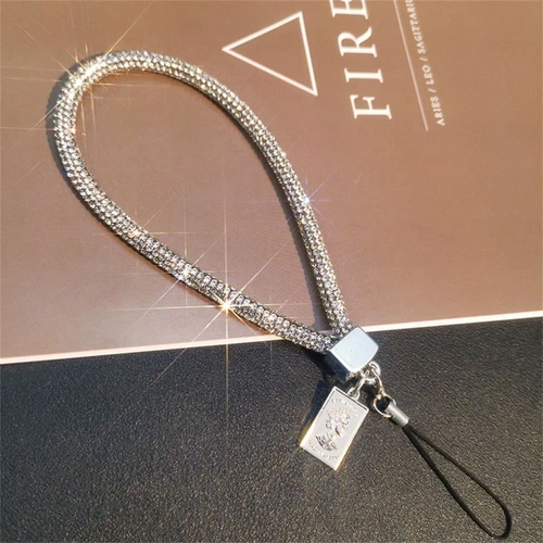 Wrist Chain Diamond Phone Lanyard Short Long Phone Straps for Phone Accessories - Zdjęcie 25 z 26
