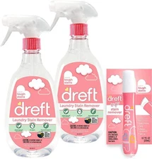 Dreft Stain Remover for Baby Clothes, Fragrance Free 24.35 Fl Oz (Pack of 2) 