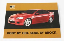 HDT VL VE Group A Plus Pack Advertising Card Holden SS Commodore Peter Brock