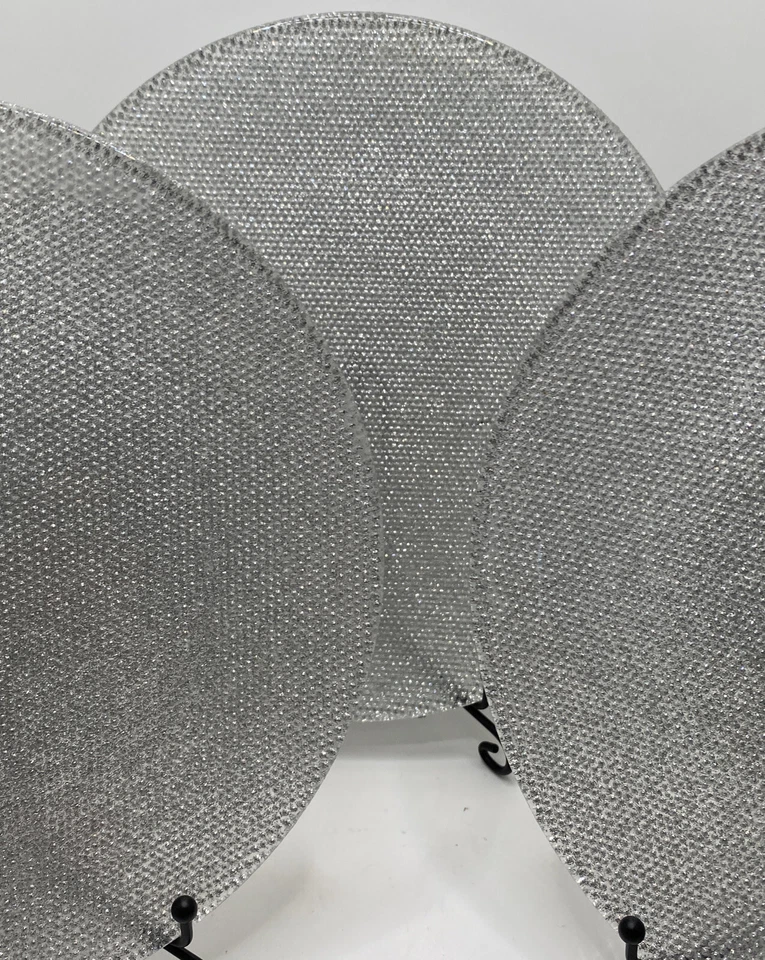 Juego de 3 platos de ensalada/postre Italia Luigi Bormioli plata brillo 8-1/4 pulgadas Foto 4 de 4