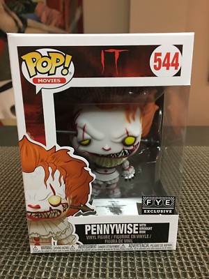 FUNKO POP IT PENNYWISE WITH WROUGHT IRON FYE EXCLUSIVE #544 NEW IN