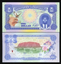 Northern Territory, Australia $1 2024, Limited Private Issue - Eagle, Kangaroo F