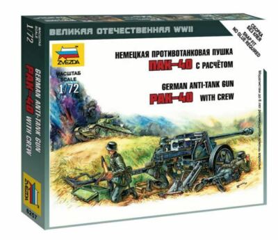 Zvezda 6257 Pak - 40 Plastik Model Kit Bausatz 1:72