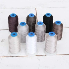 Threadart 9 Cone Grey Color Builder Rayon Thread Set - 1000m Spools-Silky Luster