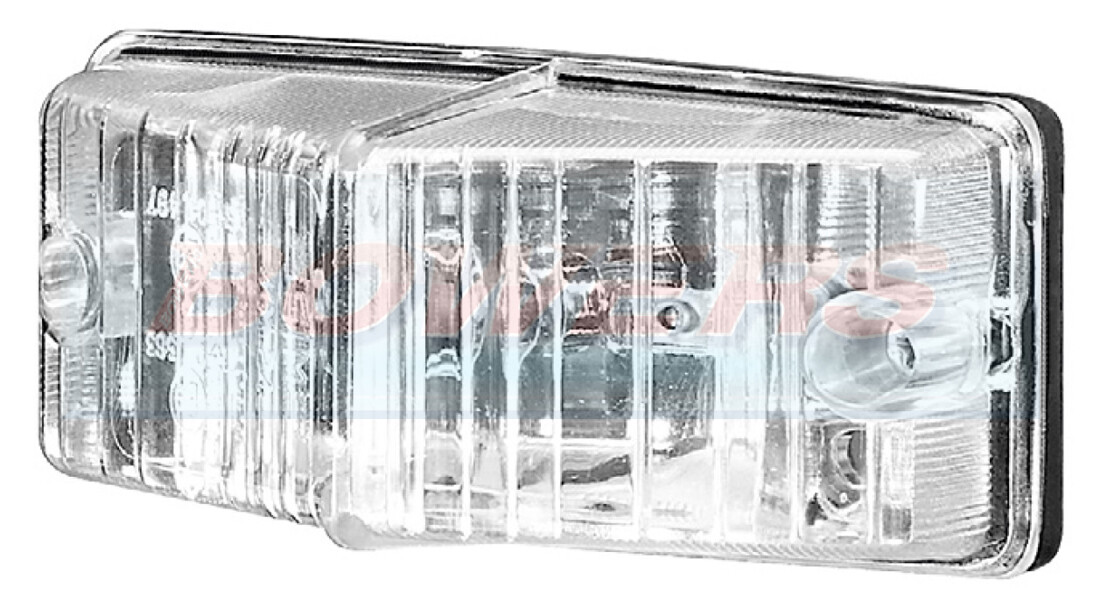 SIM 3124 WHITE/CLEAR FRONT MARKER LIGHT/LAMP CARAVAN MOTORHOME TRAILER TRUCK VAN