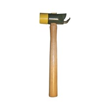 Wheel Weight Hammer Tool Soft Head With Wooden Handle For Coated Wheels