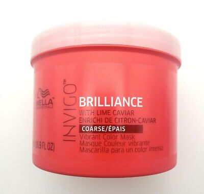 Wella, Invigo Brilliance Mask With Lime Caviar for Coarse Hair 16.9 fl oz