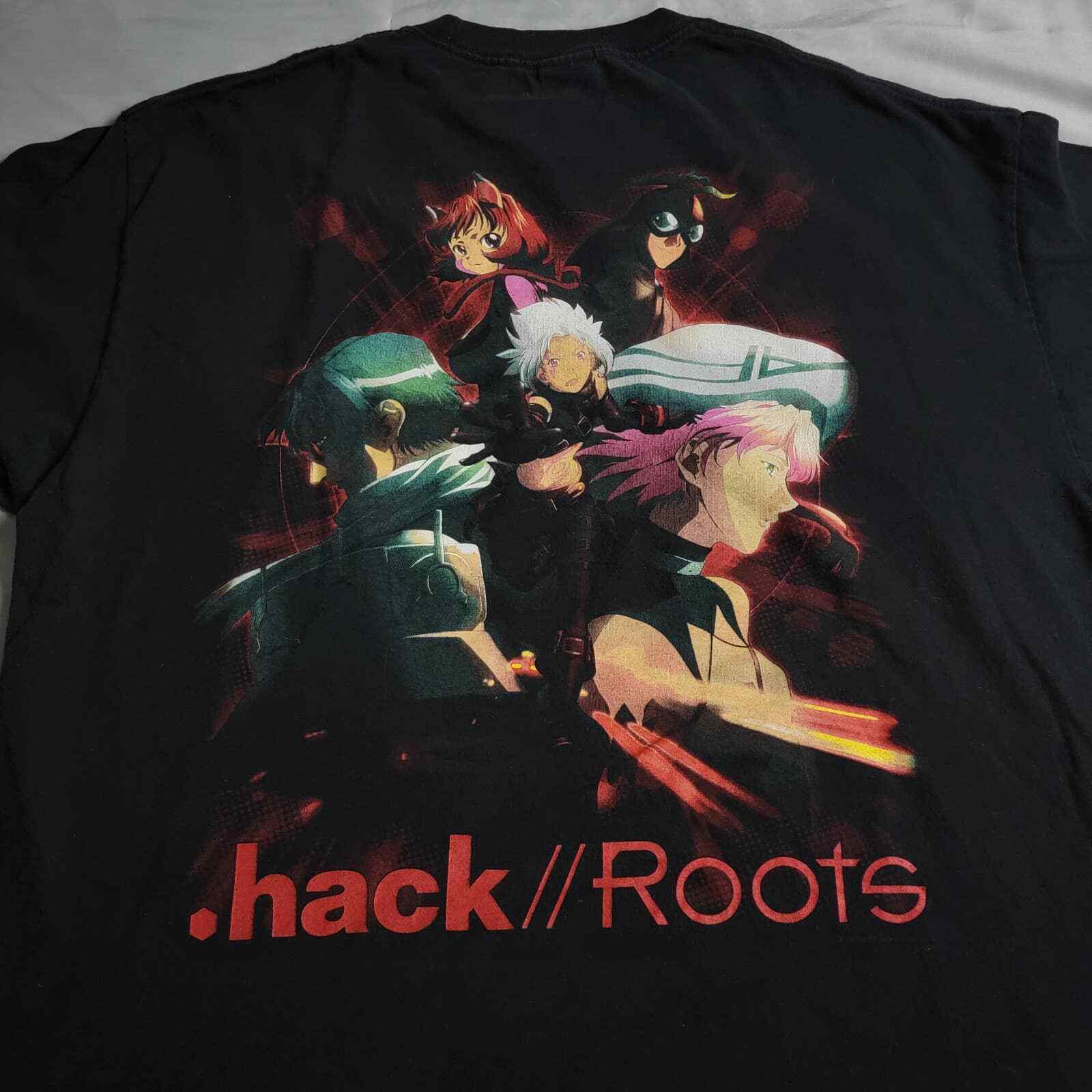 Vintage Dot Hack Sign Double Sided Anime Tee 2000s 💥 📍24” x 29” ( Size XL  ) 📍9/10 💲2,500 ฿