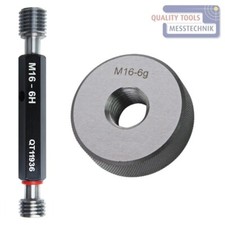 Gewindelehren M1 bis M60 Gewindelehrdorn Gewindelehrring Prüfdorn Prüflehre