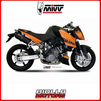 Auspuff MIVV SOUND KTM 990 SUPERDUKE 990 2010- SCHWARZ ORIGINAL KT.002.L9 KVD