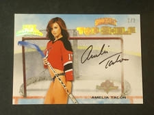 2022 Benchwarmer AMELIA TALON Best of TOP SHELF Hockey 🏒 Auto/3 PLAYBOY 🐇 💗