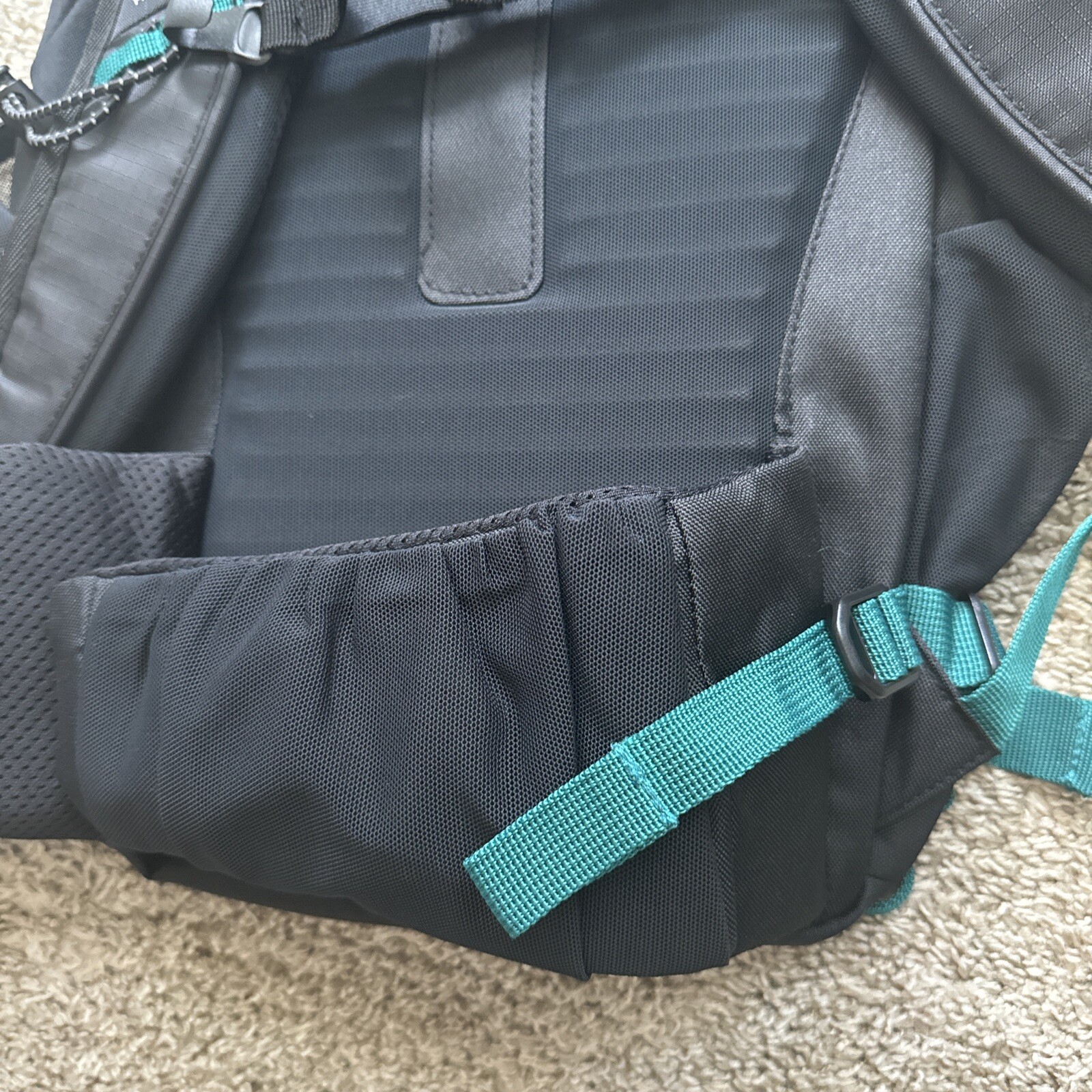 High Sierra Pathway 45L Hiking Backpack Black & Teal