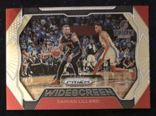 2019-20 Panini Prizm Basketball Damian Lillard Widescreen Insert Card #6