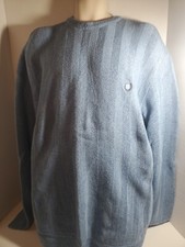 Chaps Heavy Knitted Pullover Sweater Blue Size XL