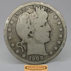 1908-D Barber Silver Quarter - #C49535NQ