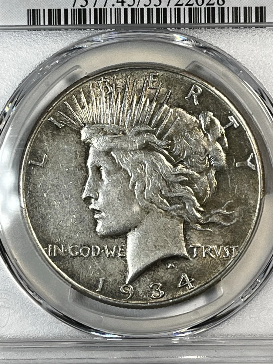 XF 45 Graded 1934 Year Peace Dollars (1921-1935) for sale | eBay