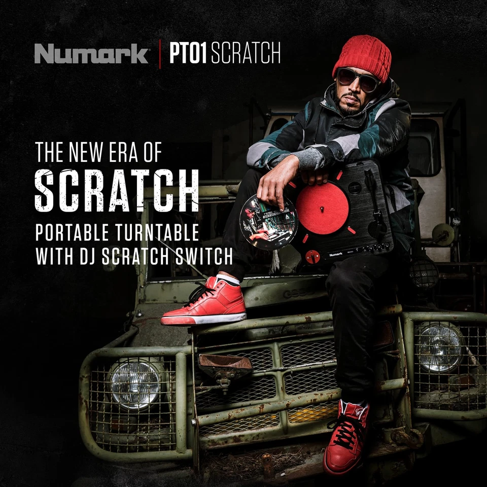 Numark PT01 Scratch | DJ Turntable for Portablists With User Replaceable... - Image 2 of 4