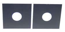 Calumet 4x4 Square Corner Metal Lens Boards, Fit Many Others, Copal 1, EXC 