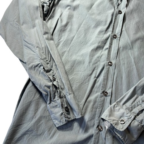 Maison Martin Margiela Line 10 Cotton Shirt Blue Green - Size 48 - Picture 2 of 8