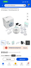 Motif Luna Double Electric Breast Pump Low Noise Outlet Plug-In Model New