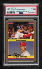 2006 Update Team Leaders Gold 665/2006 Albert Pujols Chris Carpenter PSA 7 0os7