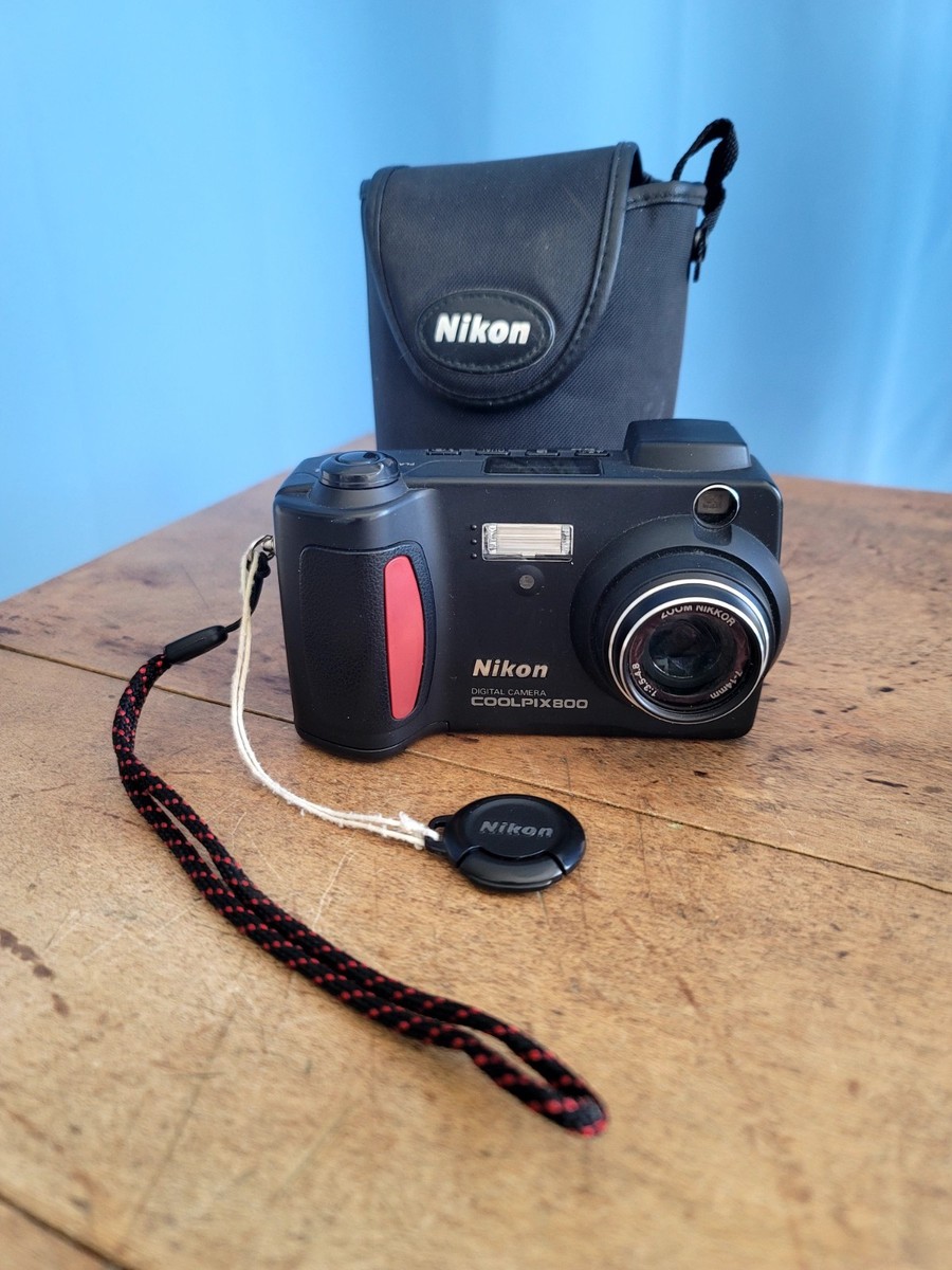 Nikon COOLPIX 800 2.1MP Digital Camera - Black for sale online | eBay