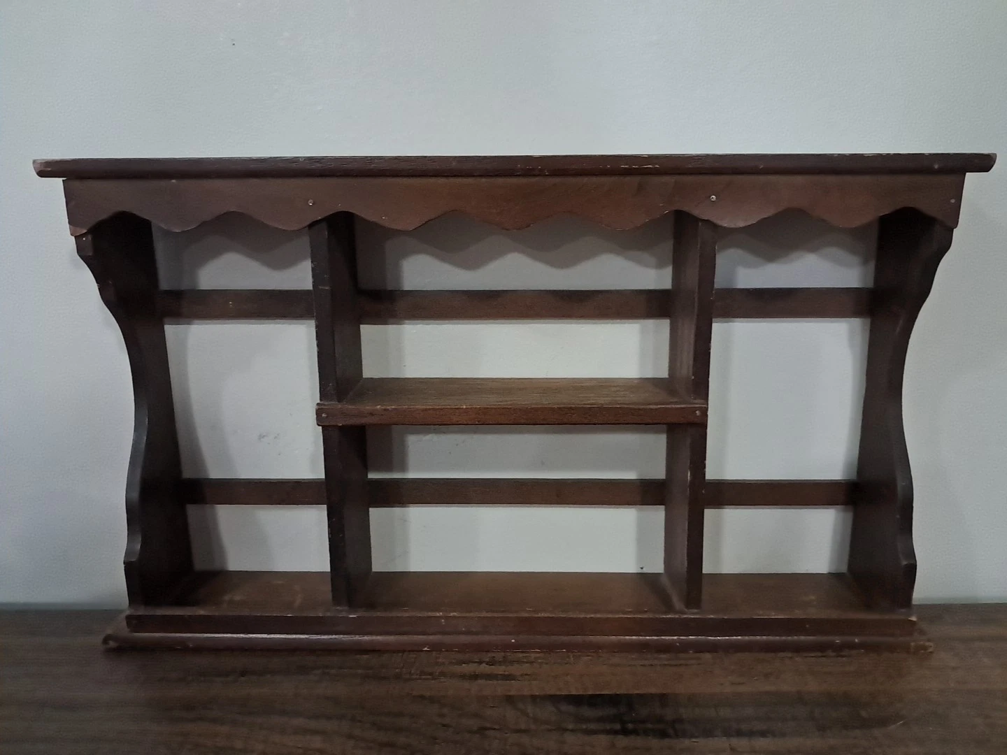 Vintage Wooden Wall Spice Rack Trinket Shelf
Opens in a new window or tab
