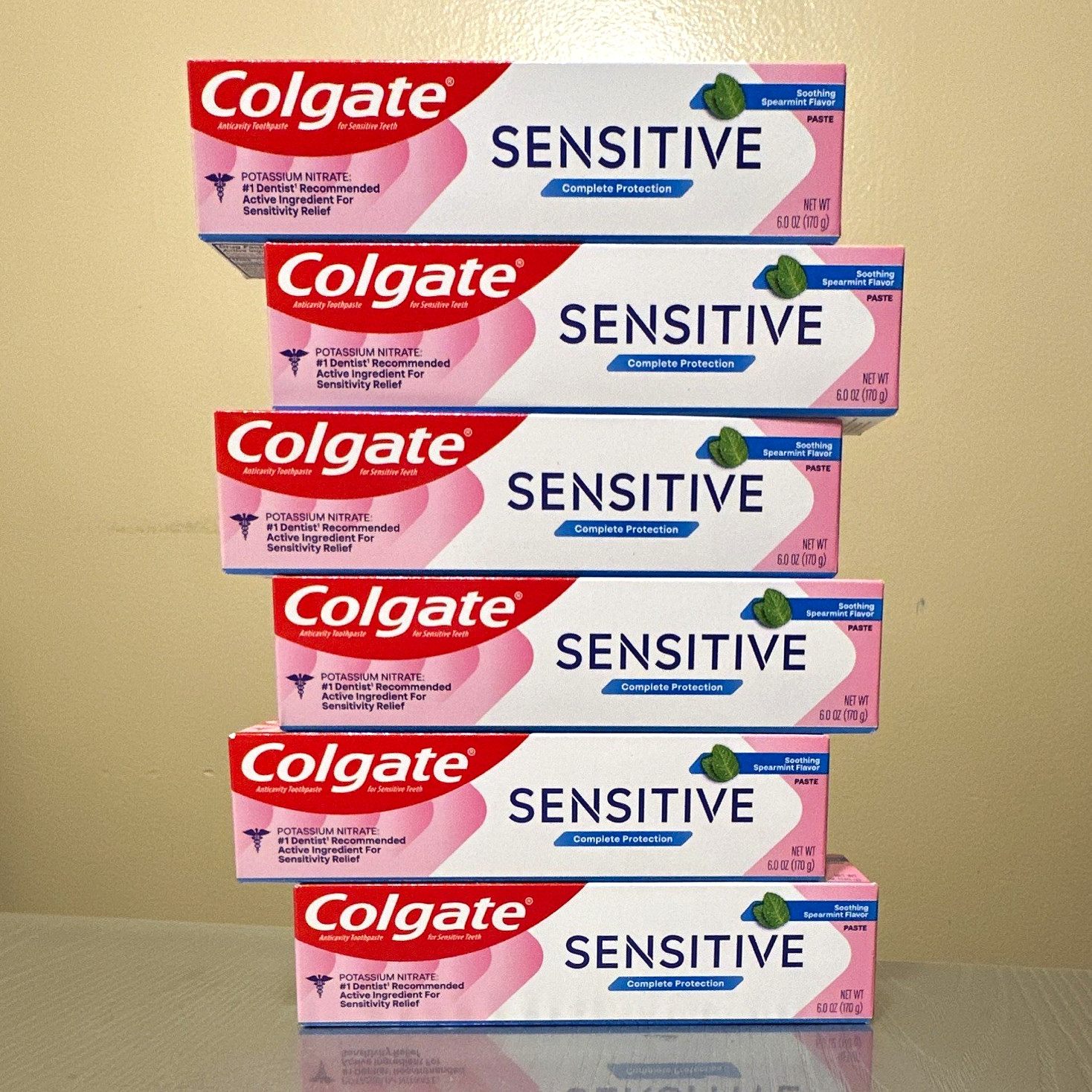Colgate Sensitive Complete Protection Spearmint 6oz Lot 6 Exp 5/2028