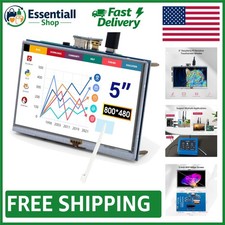 Portable 5-Inch Resistive Touchscreen LCD for Raspberry Pi Windows - 800x480