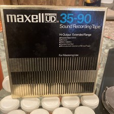 Maxell UD 35-90 Sound Recording Tape For Mastering Use New Open Box