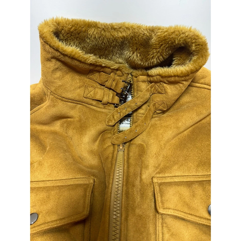 Chaqueta de invierno deportiva de gamuza sintética para hombre Koran talla 4XL forrada de piel sintética  Foto 3 de 4