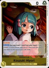 Kouzuki Hiyori OP13-104 Rare Carrying On His Will One Piece Foil Near Mint